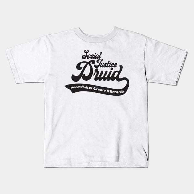 Social Justice D&D Classes - Druid #2 Kids T-Shirt by DungeonMomDesigns